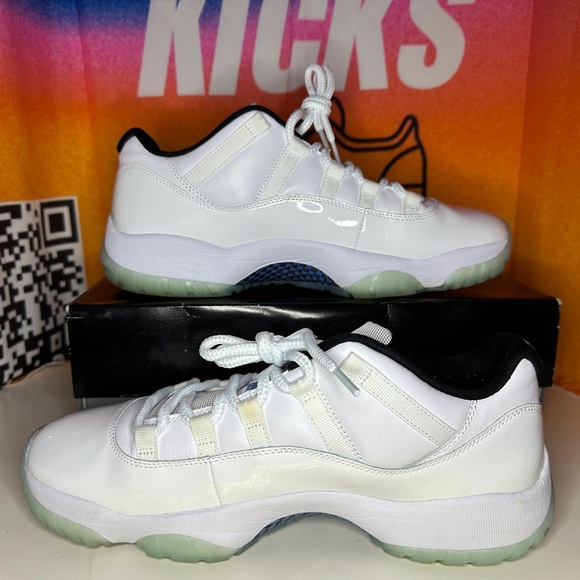 Jordan 11 Retro Low Legend Blue Size 11.5M Pre-loved - Picture 4 of 7